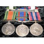 Unusual WW2 medal group comprising 1939-45 War Medal, 39-45 Defence Medal and Silver 1939-1945