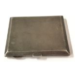 Silver hallmarked cigarette case Birmingham 1933. 94.5g total weight.