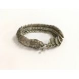 A Tibet Silver dragon Bracelet