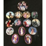 Bradford Exchange Elvis Presley "King of the Road" set of eight collectors plates together with