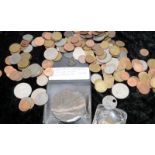 Tub of German coins to include Sinking of the Lusitania 1915 medal (12)