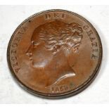 Victoria 1859 penny