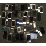Collection of various mobile phones.