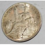 French Cochin China 1884 20 cents