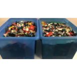 2 Large containers of various Lego bits and pieces.