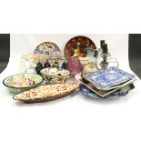 Large collection of mixed china and glassware to include makes: Poole Pottery, Royal Albert and
