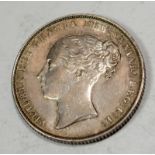 Victoria 1843 shilling