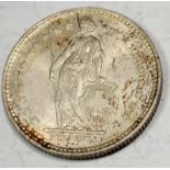 Swiss 1911 2 franc