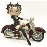 Betty Boop figurine on bike by KFS/FS 26cm tall.