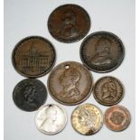 U.S.A 9 various coins.