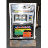 Aristocrat Arcadian 65 coin operated one armed bandit. Handle operates wheels but further