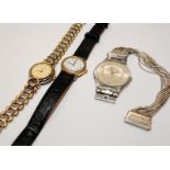 Ladies Christian Dior, Raymond Weil and Swatch watches. Requiring new batteries