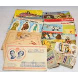 Collection of vintage trade card albums with good level of completeness