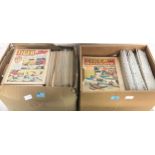 2 large boxes containing Tiger comics from mainly the 60’s and 70’s. Mostly in great conditions
