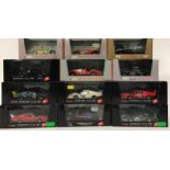 Brumm boxed group to include R213 Ferrari 512 BB, S020 Porsche 356 Coupe, and others. One loose in