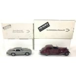 2 Danbury Mint models: Rolls Royce Phantom III with certificate and James Bond 007 Aston Martin DB5.