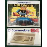 Commodore 64c personal computer in original box with outer box (tatty).