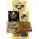 Corgi boxed group of model sets to include Austin Healey, The Abingdon Set, Toymaster and others.