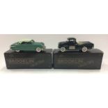 Brooklin models pair: BRK 53 Chevrolet Cameo and BRK 51 Ford Victoria. Both appear Excellent, boxed.