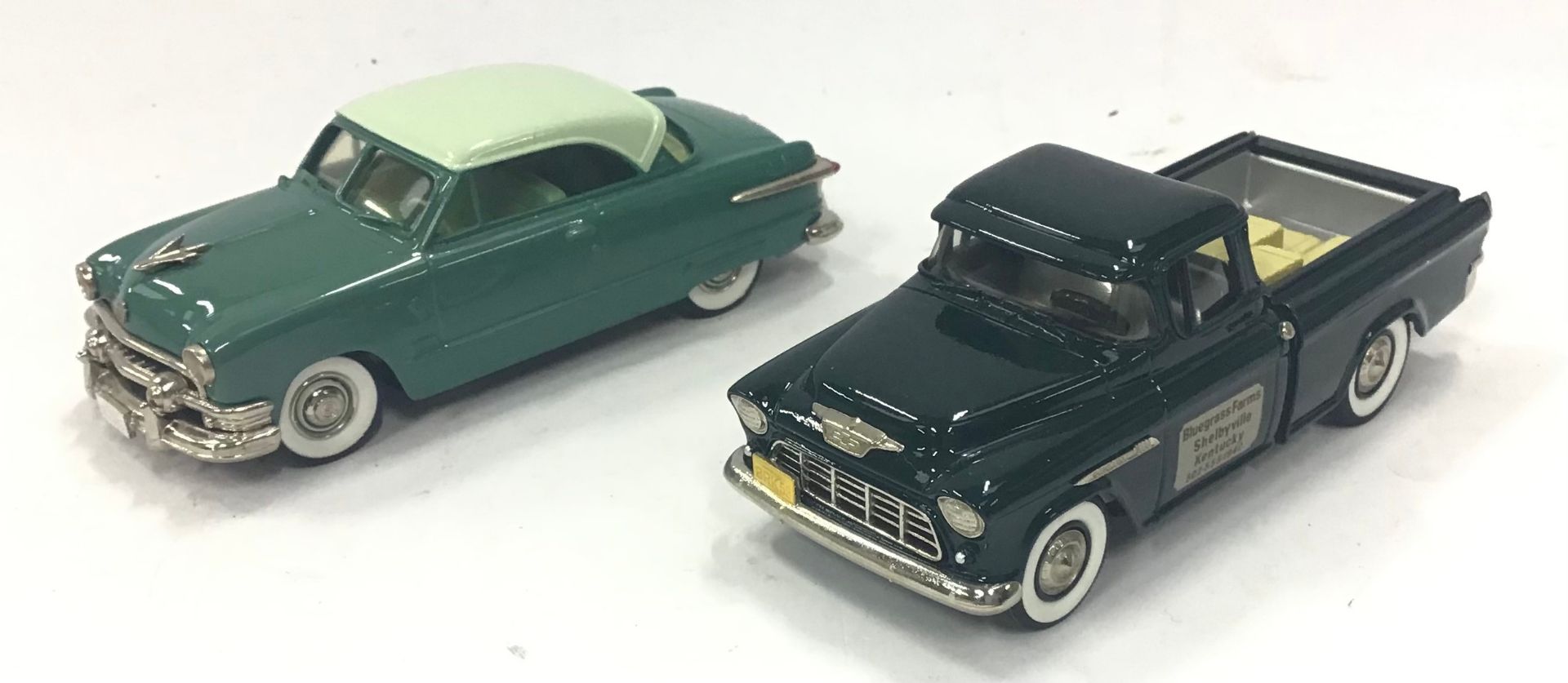 Brooklin models pair: BRK 53 Chevrolet Cameo and BRK 51 Ford Victoria. Both appear Excellent, boxed. - Image 2 of 3