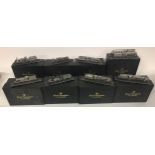 9 x Royal Hampshire Art Foundary pewter locomotive models to include Tregenna Castle, The