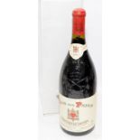 Magnum 150cl bottle of Clos des Papes "Chatauneuf du Pape" 1996 in a presentation box sealed fluid