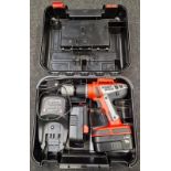 Black and Decker Drill set in case. (3)