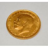 1914 22ct gold Full Sovereign coin (24e)