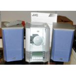 JVC micro component system UX-V10 with instruction manual. (D1)