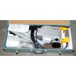 A 240v electric jack hammer in original fitted case and box . (D7)