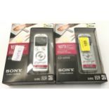 Two Sony recording devices. (4)