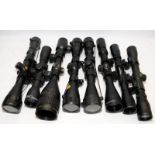 A quantity of rifle sights. Nine in lot