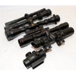 A quantity of rifle sights. Six in lot