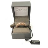 Clogau 9ct rose gold ring boxed size Y (14).