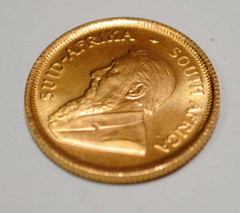 1984 22ct gold 1/10 Krugerrand coin (24a)