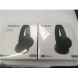 Sony headphones x 2 in boxes.(34)
