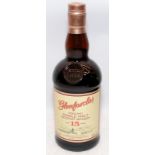 70cl bottle Glenfarclas 15 years aged Single Malt Whisky