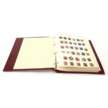 Red album of stamps coll. no 1. Good collection of penny reds and 2d blues (Ref 400).