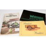 Original 1932 Watsonian Sidecars sales brochure c/w a vintage Lambert Trailers brochure. Lot also