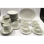 Thomas, Germany fine bone china dinner service for eight place settings. 45 pieces in all. One of