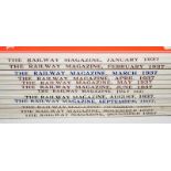 Railway magazine: Full year's issues from 1937