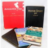 Collection of vintage motoring books to include 1947 'The Motor' Volume XCI and Motor Sport