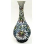 Moorcroft Rachel Bishop Love In The Mist vase 1995. Limited edition 290/300. 32cm tall. Signed and