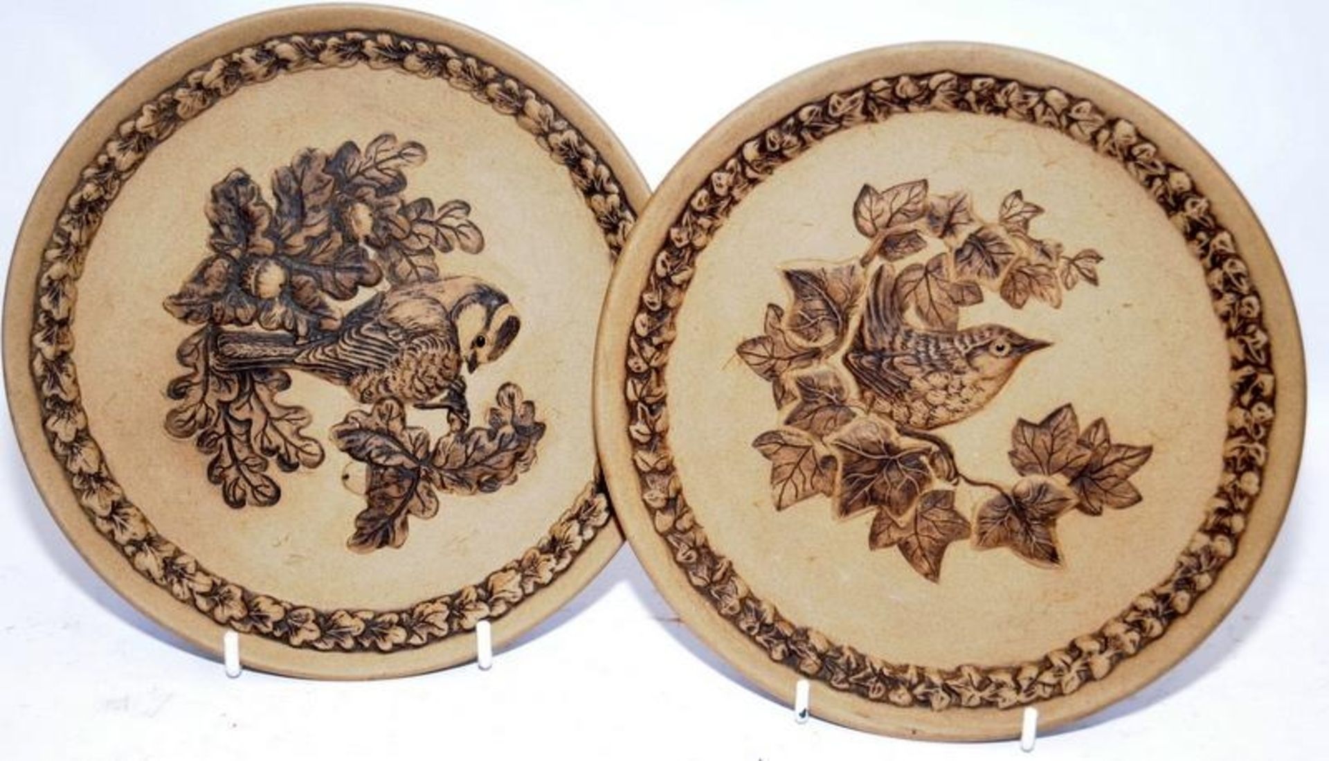 A collection of Poole Pottery stoneware cabinet plates featuring British garden birds, eash plate - Image 4 of 7