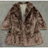 Vintage ladies Sacks & Brendlor mink fur coat.