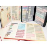 Four stamps stockbooks containing a good selection of world stamps.