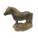 Poole Pottery stoneware Pony modelled adapted by Barbara Linley-Adams 7.5" length.