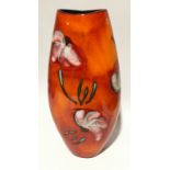 Poole Pottery living glaze Daisy large vase 14.5" high.