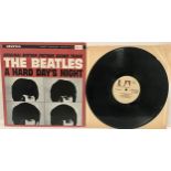 BEATLES LP VINYL RECORD 'A HARD DAYS NIGHT'. A USA copy found here on United Artists UAS 6366 from