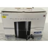 SONY PLAYSTATION 3. Comes boxed with 2 controllers and power cables.